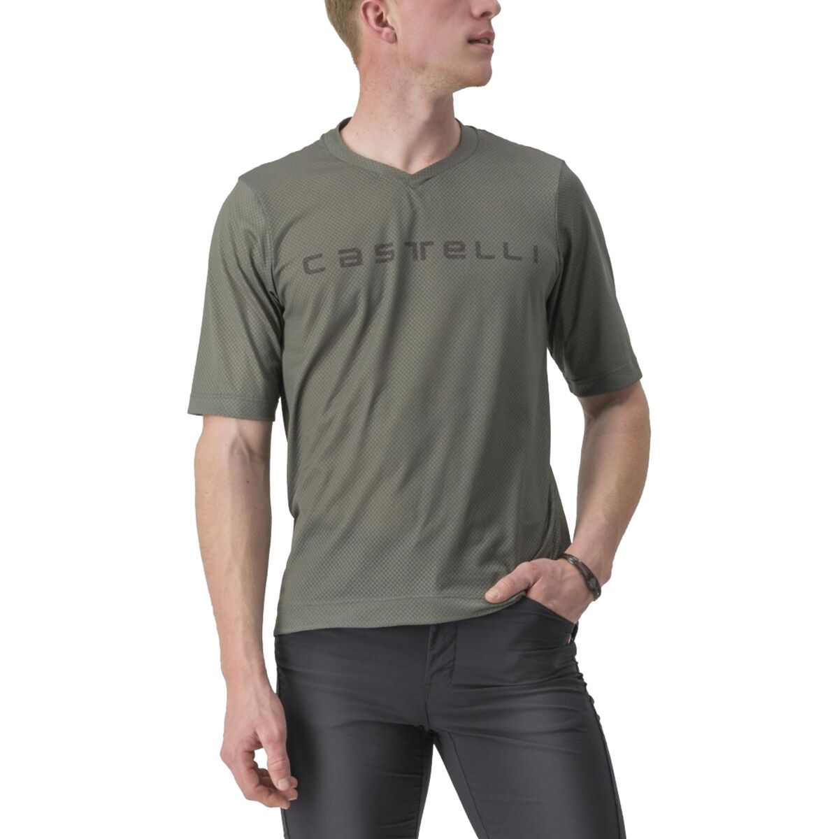 Castelli Trail Tech 2 T-Shirt - Men's Forest Gray, S