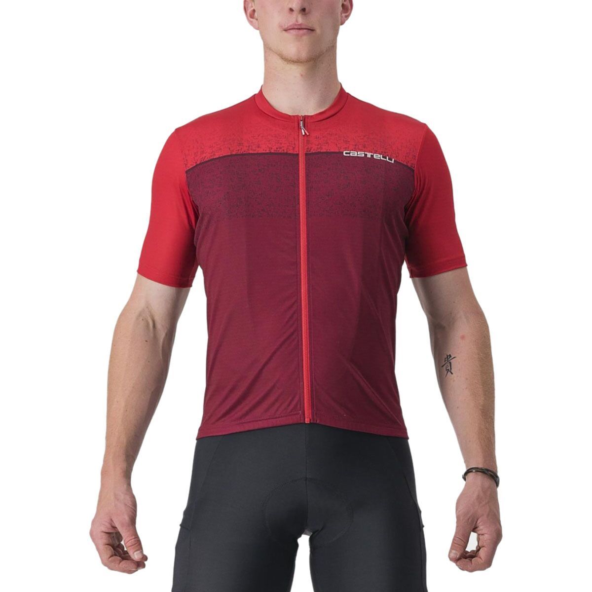 Castelli Unlimited Entrata Jersey - Men's Dark Red/Bordeaux, XS