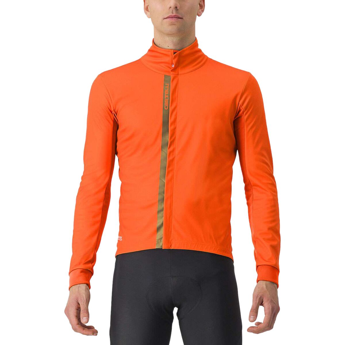 Castelli Castelli Entrata Jacket - Men's Red Orange/Metal Brown/Nickel Gray, M