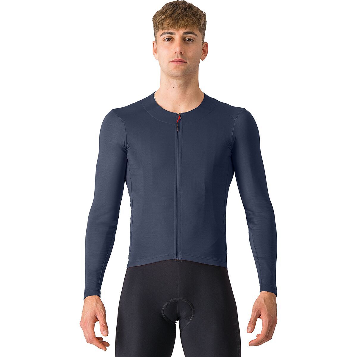 Image of Castelli Fly Long-Sleeve Jersey - Men's Twilight Blue, L