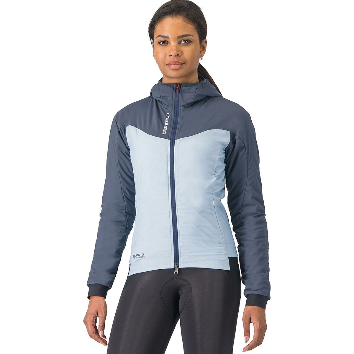 Image of Castelli Fly Thermal Jacket - Women's Winter Sky/Twilight Blue, S