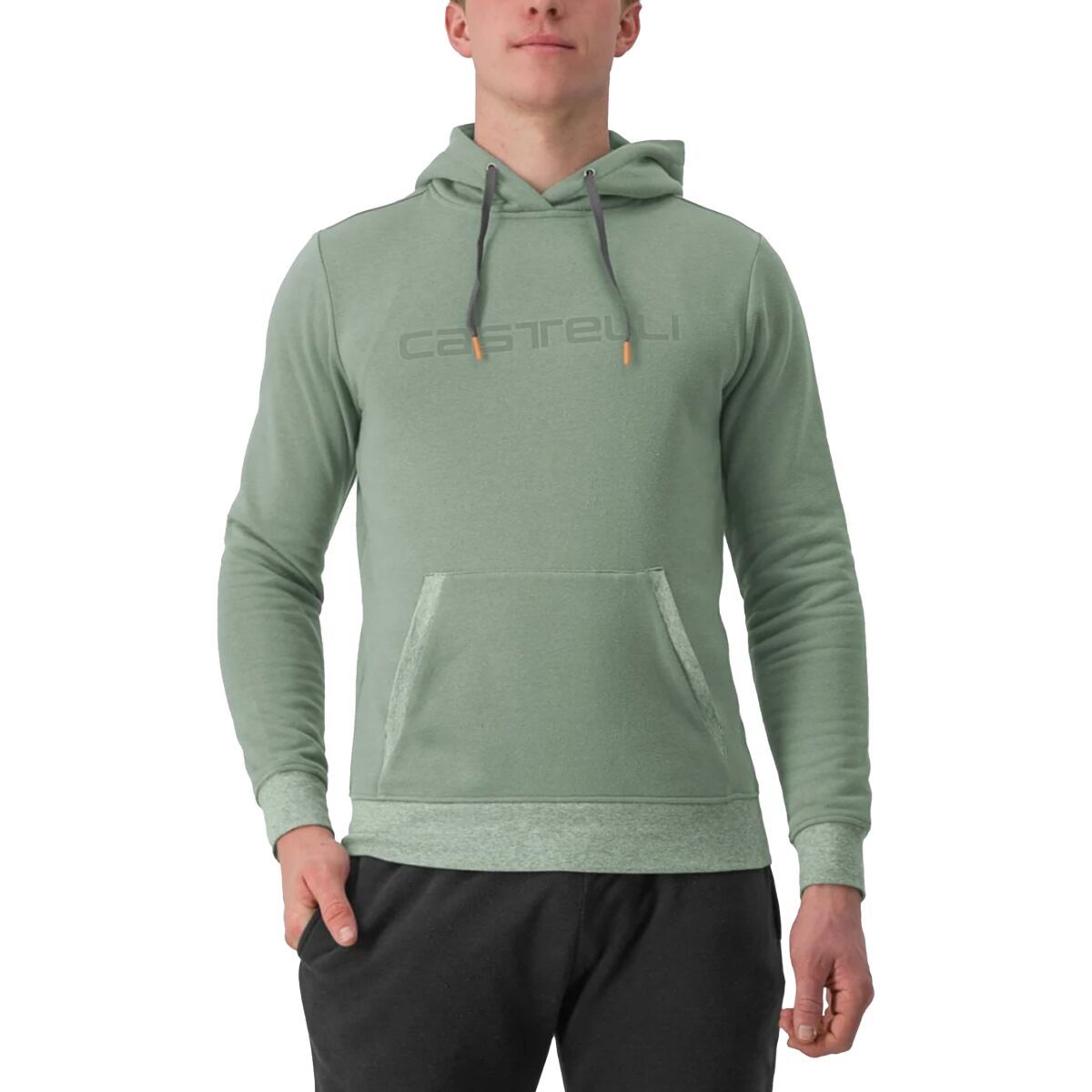 Image of Castelli Logo Hoodie - Men's Defender Green, XXL