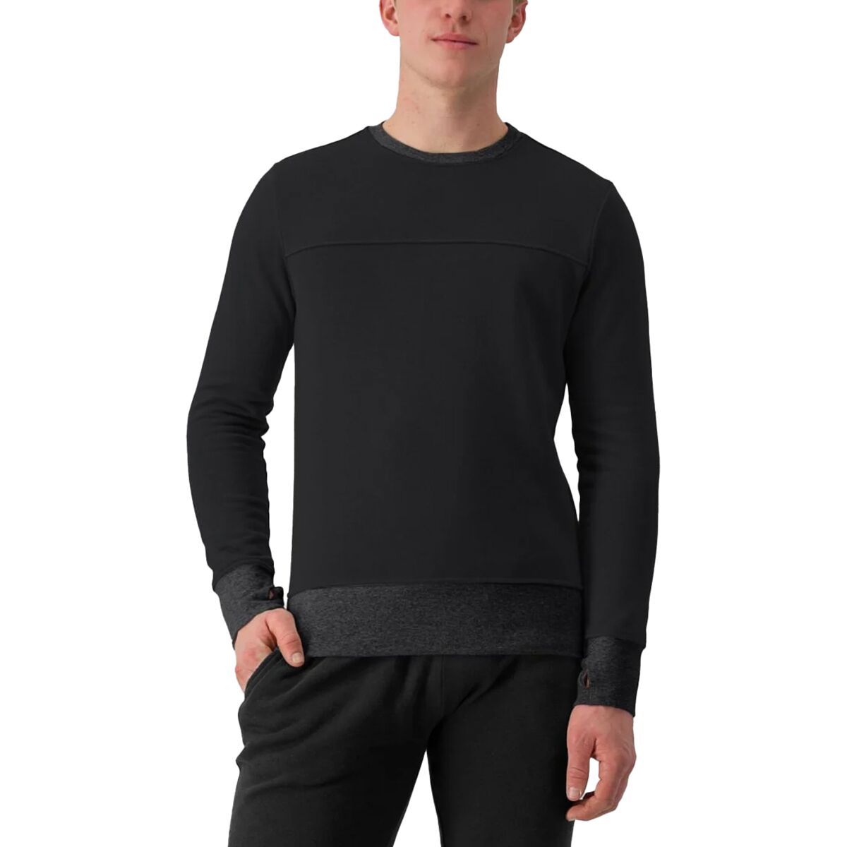Image of Castelli Logo Sweatshirt - Men's Black, XL