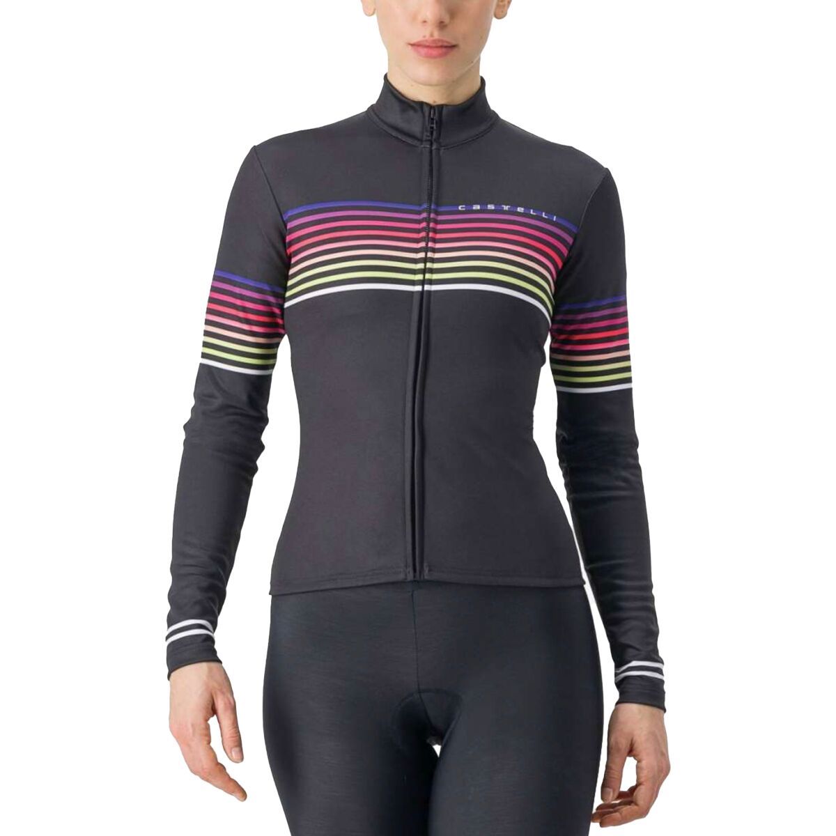 Castelli Ottanta Long-Sleeve Jersey - Women's Black, XL