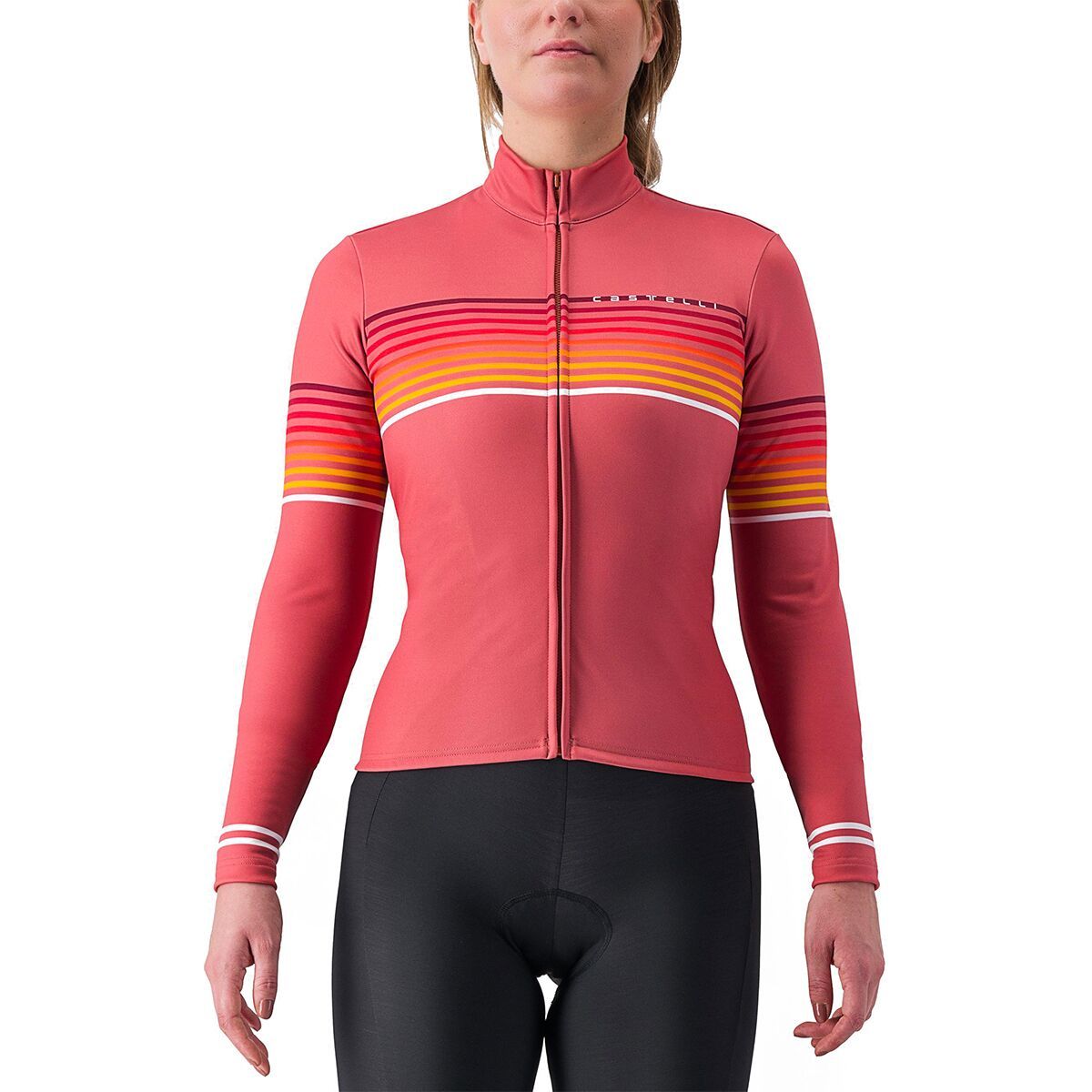 Castelli Ottanta Long-Sleeve Jersey - Women's Mineral Red, XL