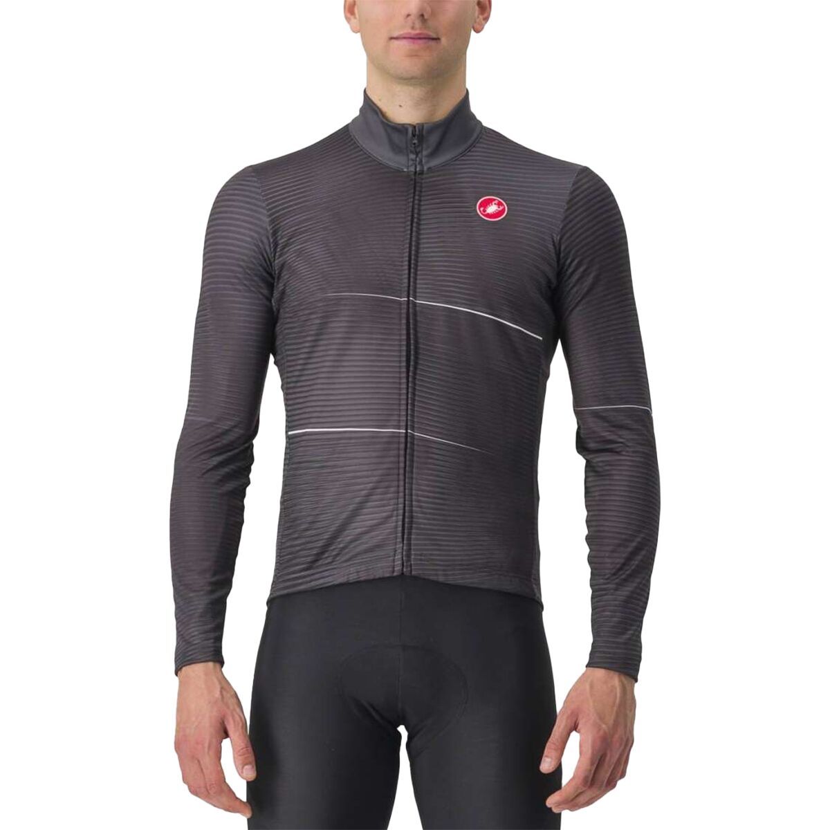 Castelli Raffica Long-Sleeve Jersey - Men's Black, XXL