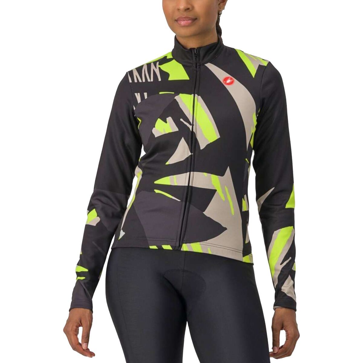 Castelli Tropicale Long-Sleeve Jersey - Women's Black, M