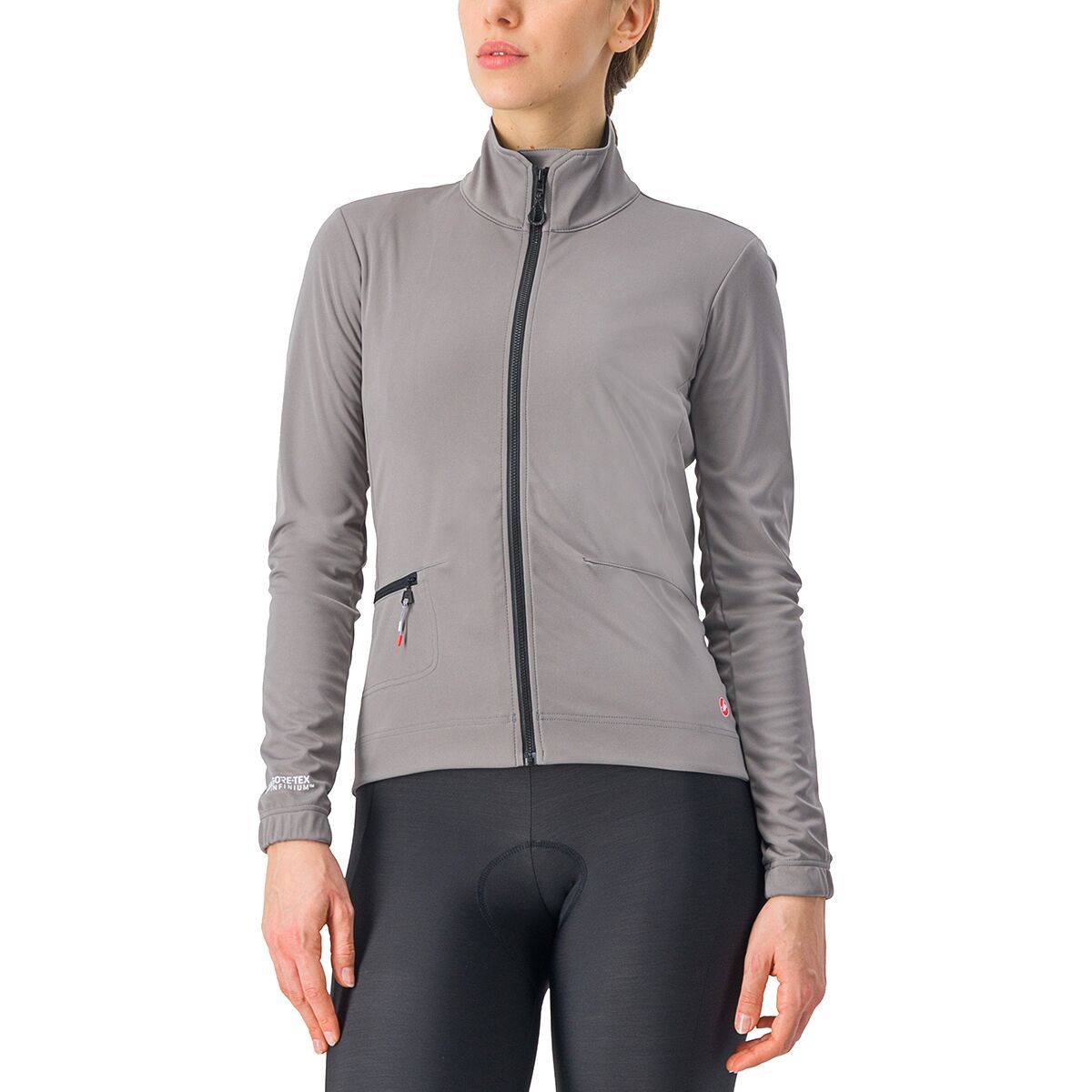 Image of Castelli Vento Trail Jacket - Women's Nickel Gray, S