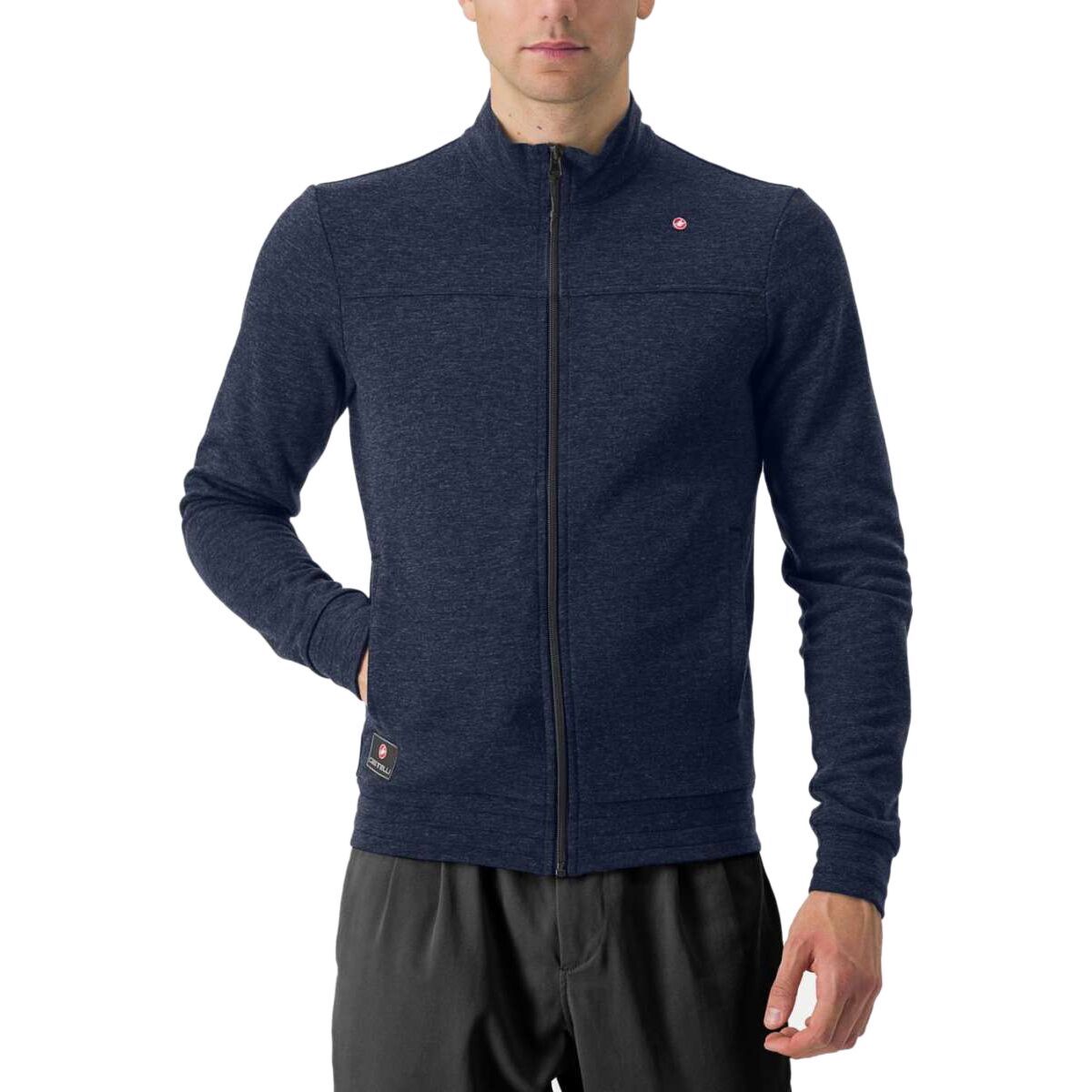 Image of Castelli Vigorelli Track Jacket - Men's Savile Blue, XXL