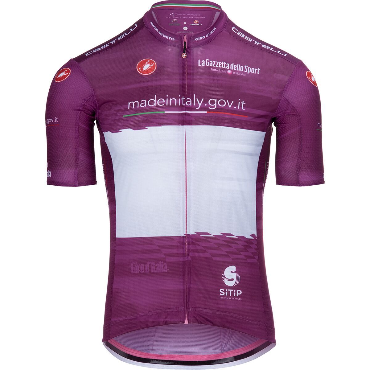 Castelli #Giro106 Competizione Jersey - Men's Ciclamino, L