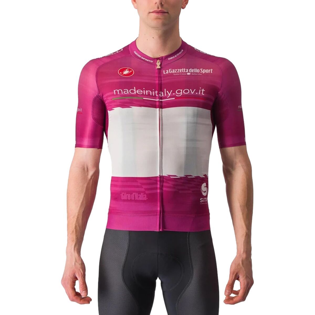 Image of Castelli #Giro106 Race Jersey - Men's Ciclamino, XL