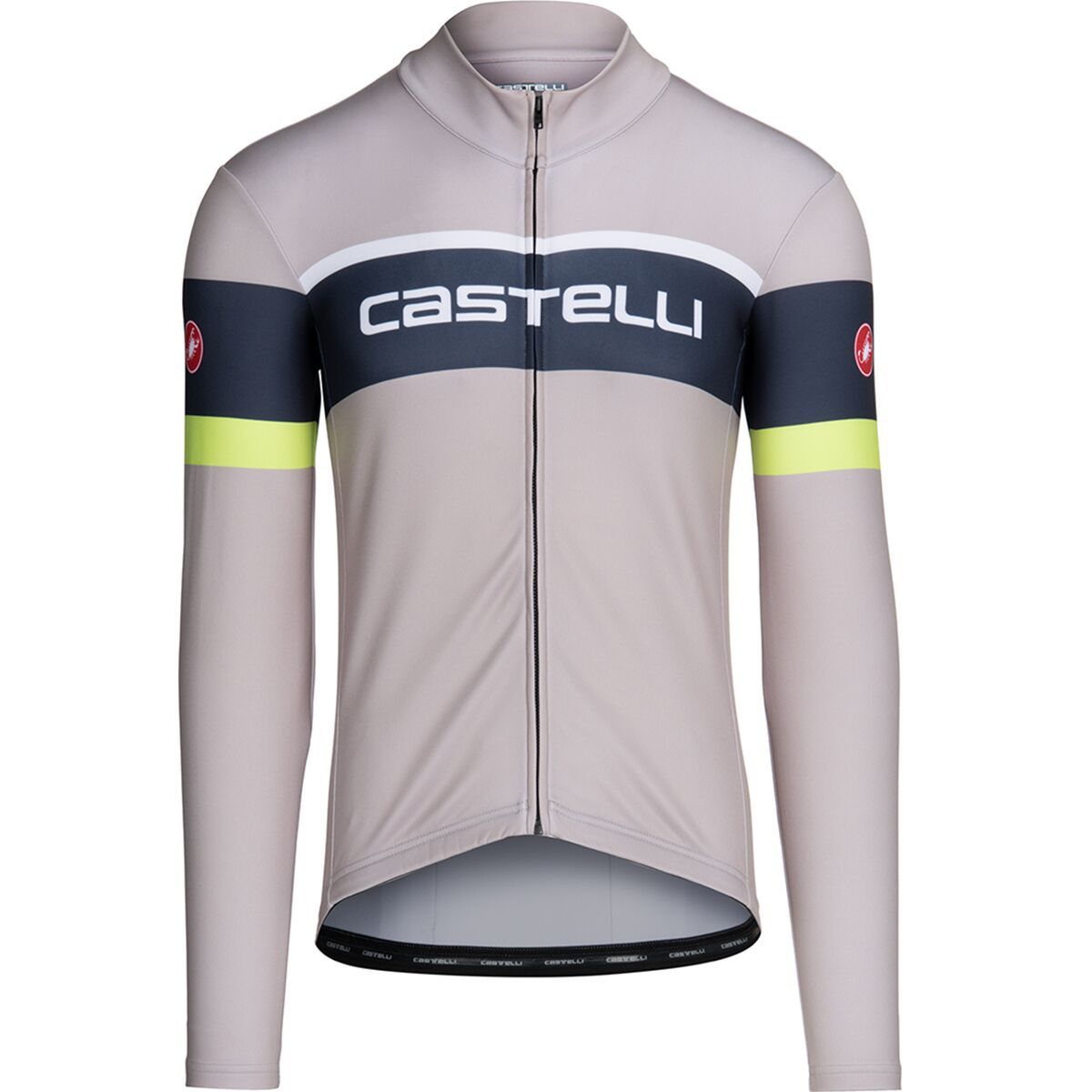 Castelli Passista FZ Limited Edition Jersey - Men's Clay/Belgian Blue/Chartreuse/Chalk, XL