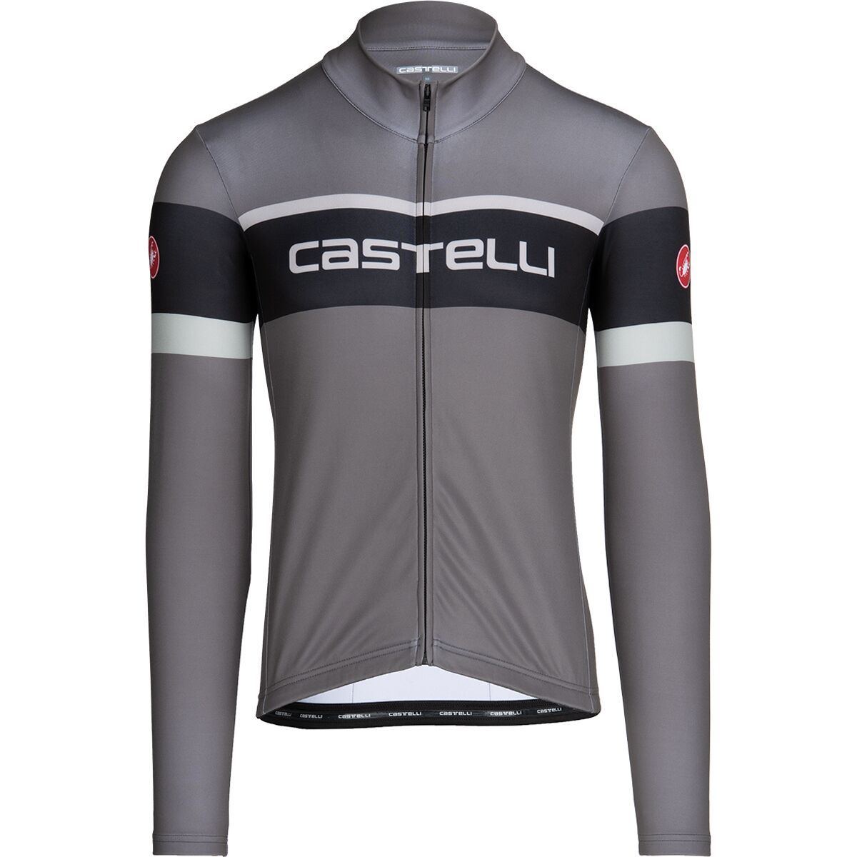 Castelli Passista FZ Limited Edition Jersey - Men's Gunmetal Gray/Black/Desert Green, 3XL