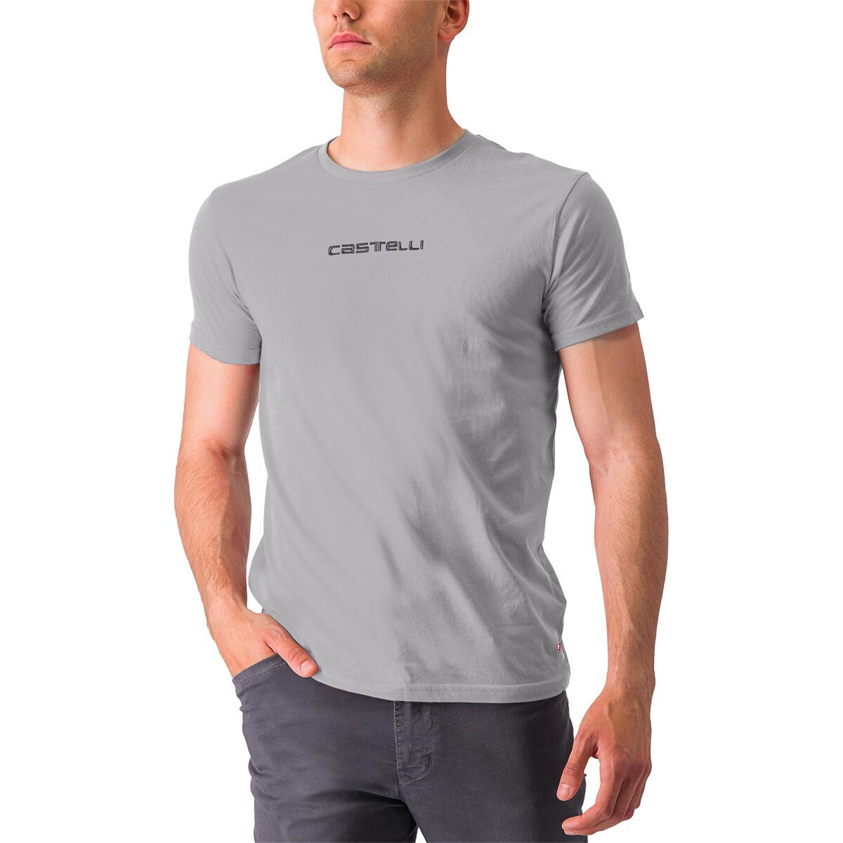 Image of Castelli Classico T-Shirt - Men's Gray, XXL