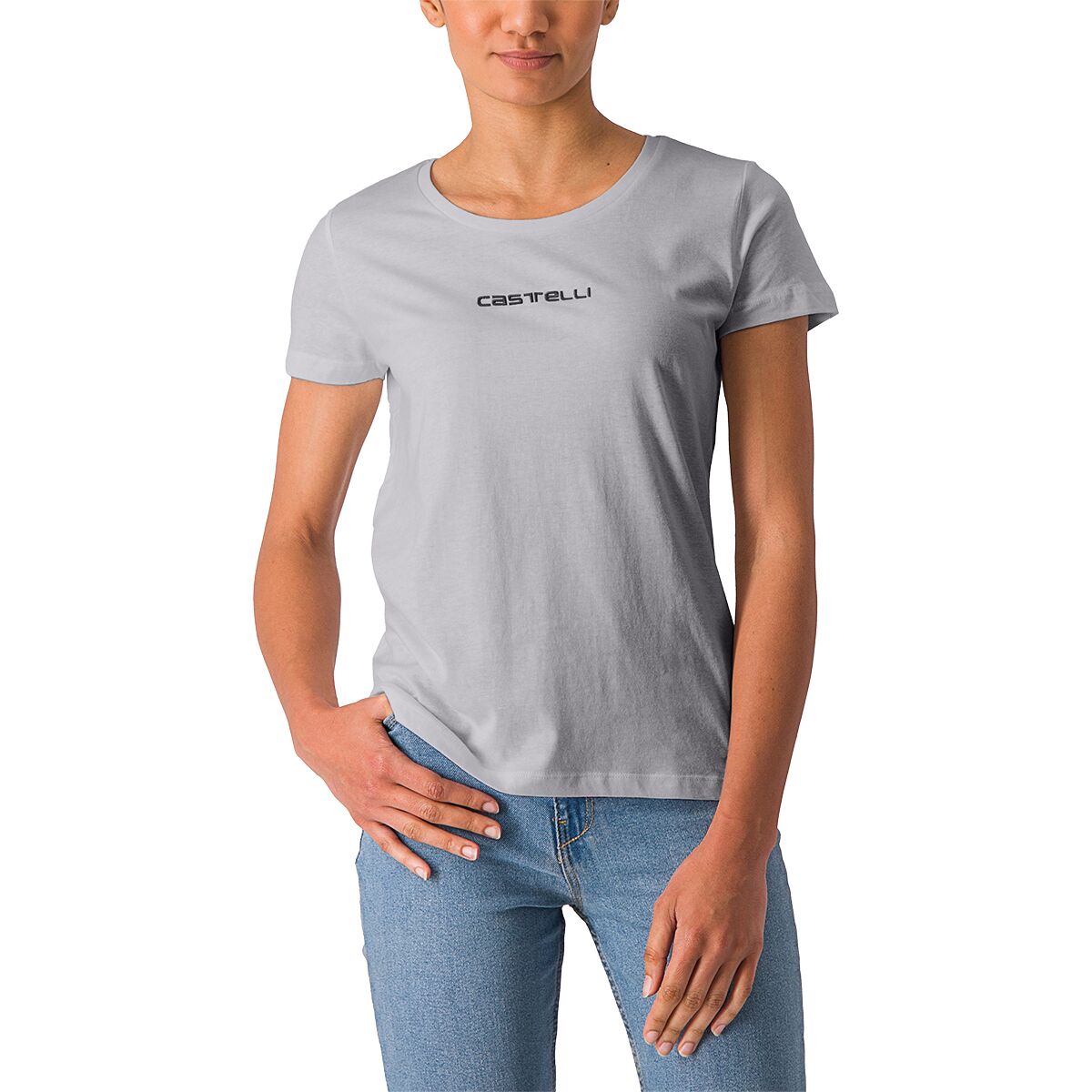 Image of Castelli Classico T-Shirt - Women's Light Gray, L