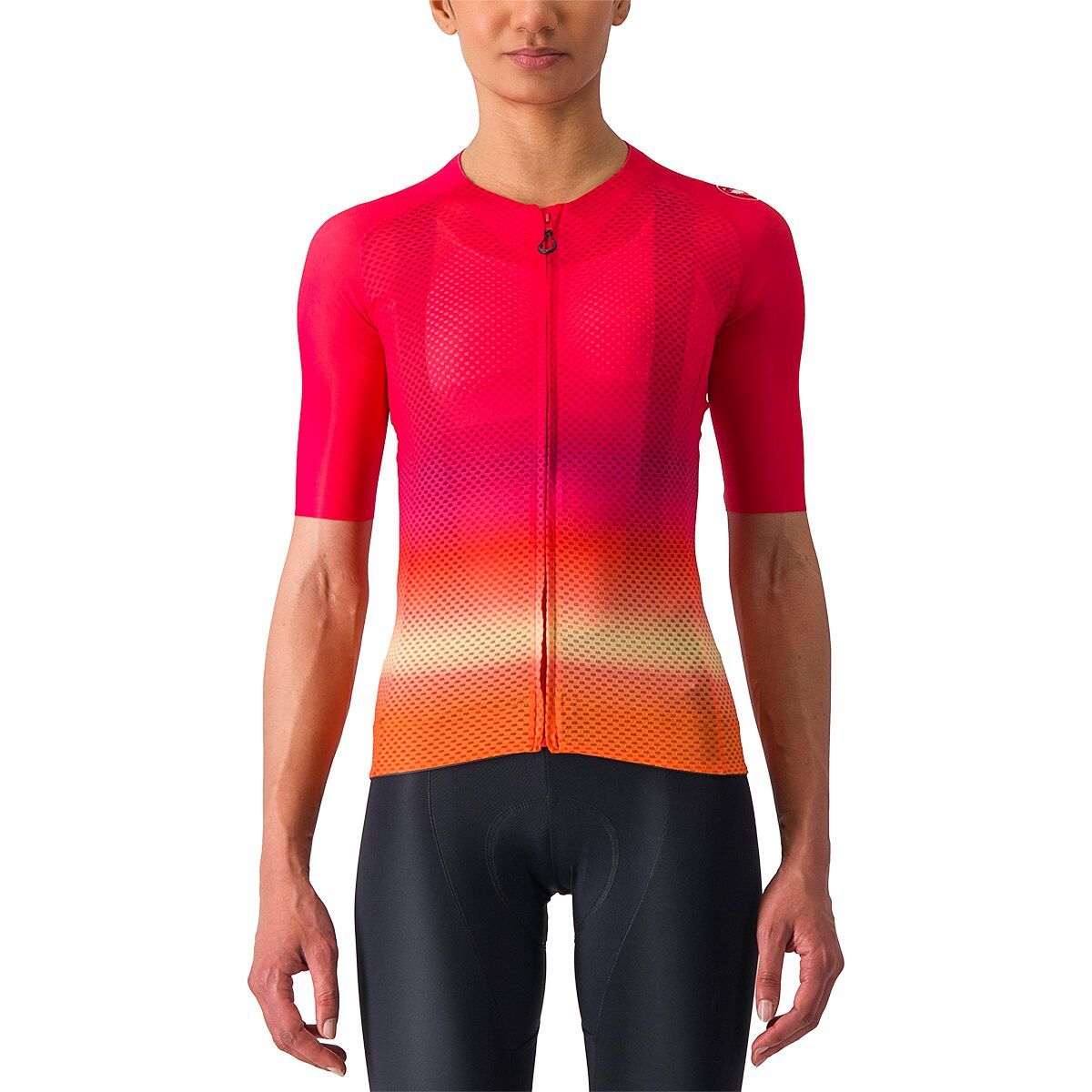 Castelli Climber's 4.0 Jersey - Women's Hibiscus/Pink-Ornge, XS