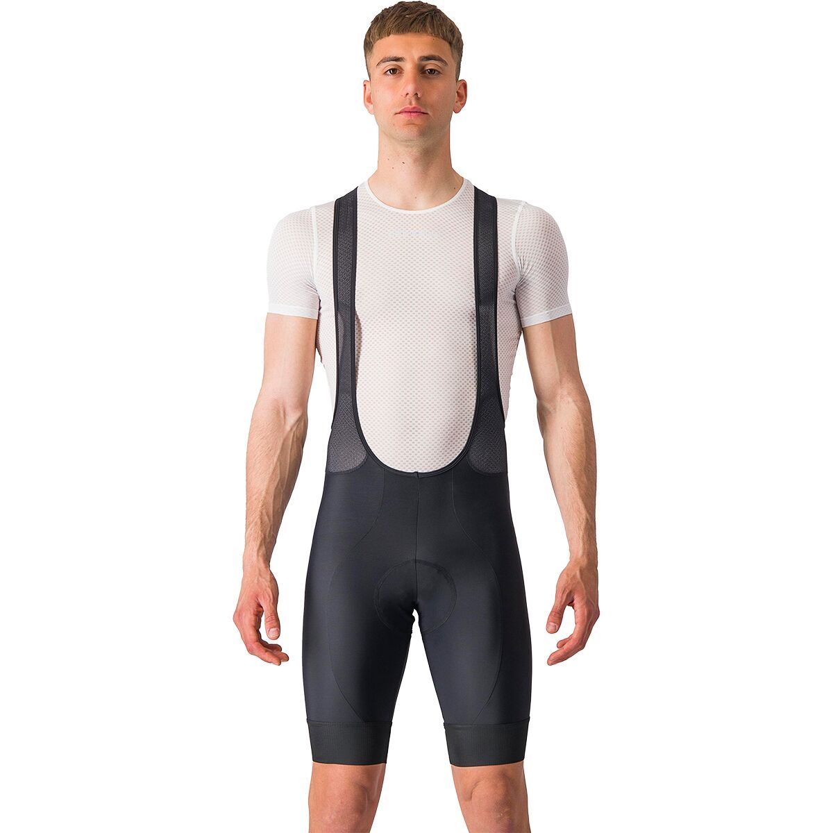 Image of Castelli Entrata 2 Bib Short - Men's Black, L