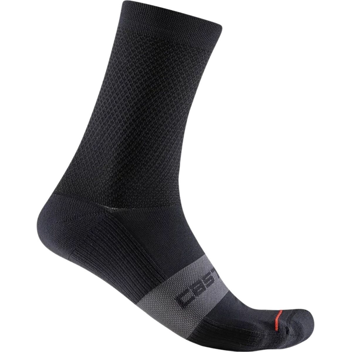 Castelli Espresso 15 Sock - Men's Black, XXL