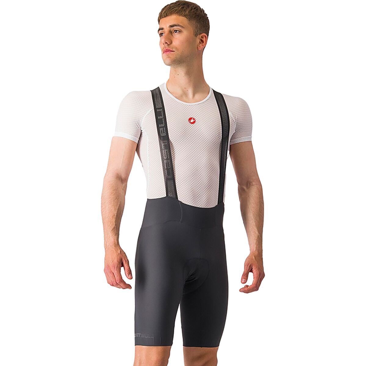 Image of Castelli Espresso Bib Short - Men's Dark Gray, XL