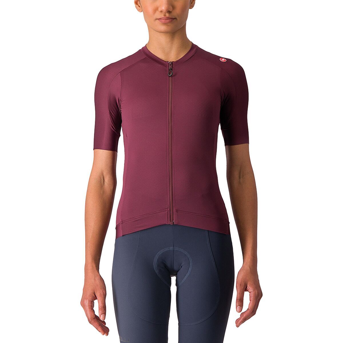 Castelli Espresso Jersey - Women's Deep Bordeaux/Deep Bordeaux, L