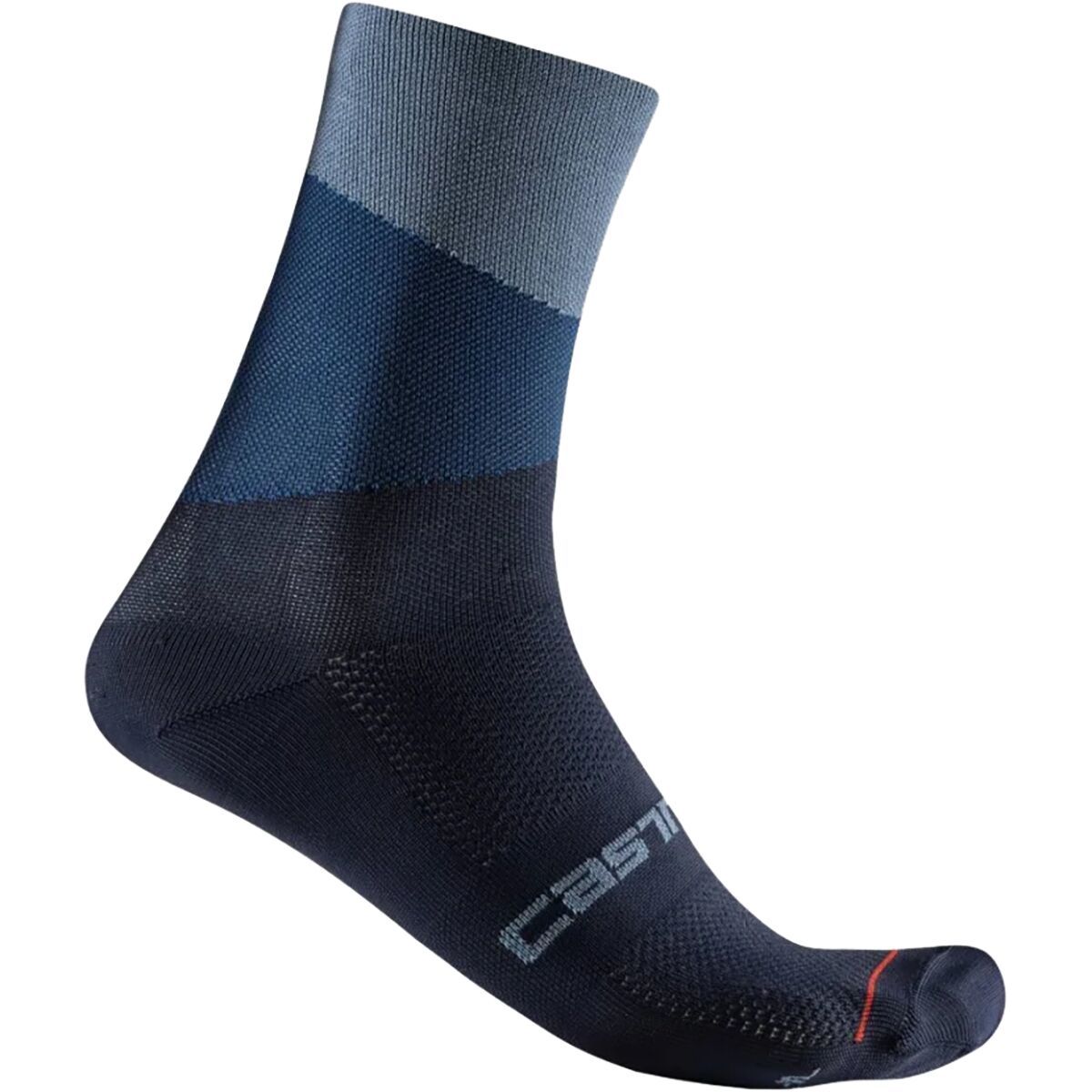 Castelli Orizzonte 15 Sock - Men's Light Steel Blue/Belgian Blue, XXL