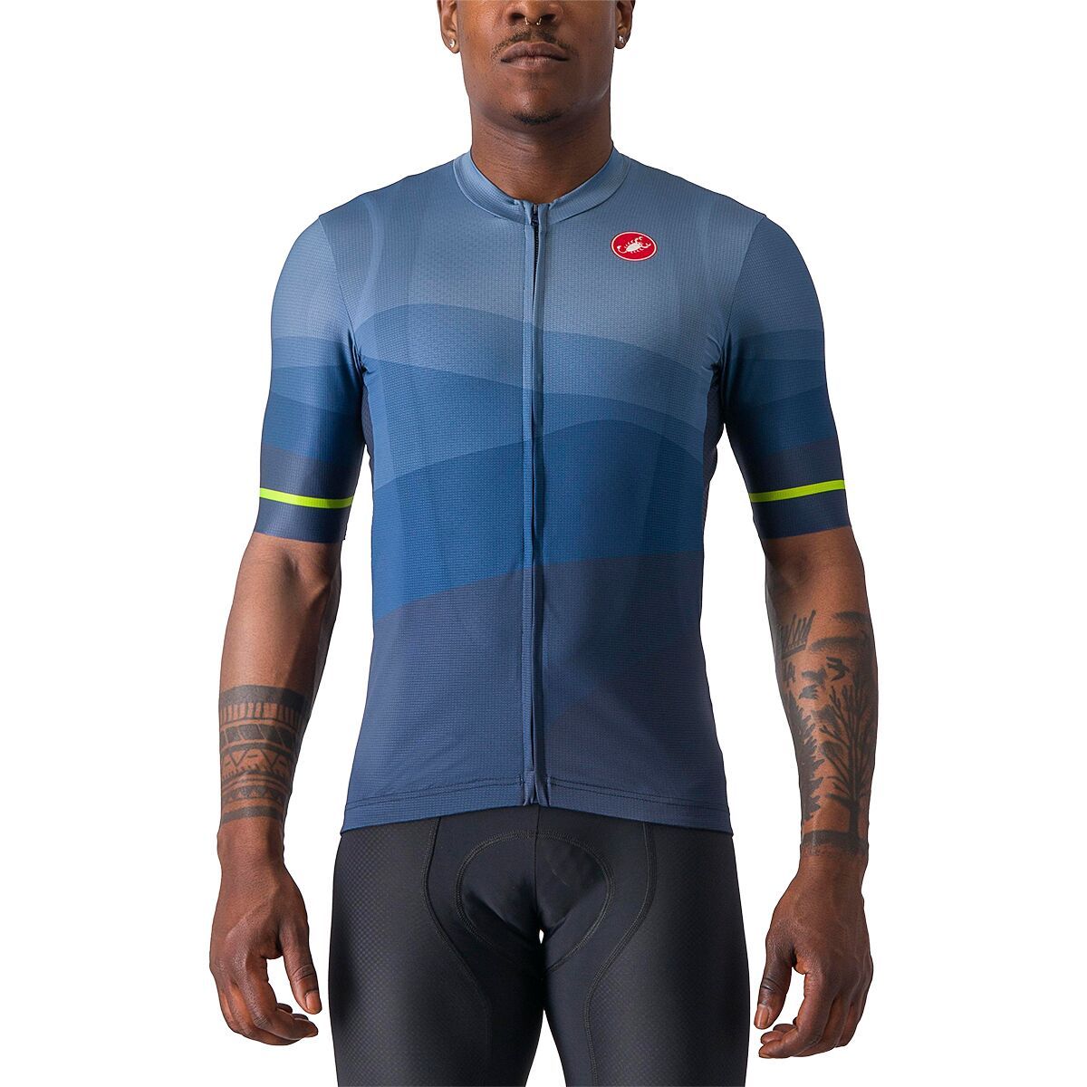Castelli Orizzonte Jersey - Men's Belgian Blue, M