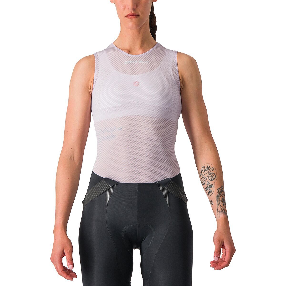 Image of Castelli Pro Mesh Sleeveless Baselayer - Women's Purple Mist, L