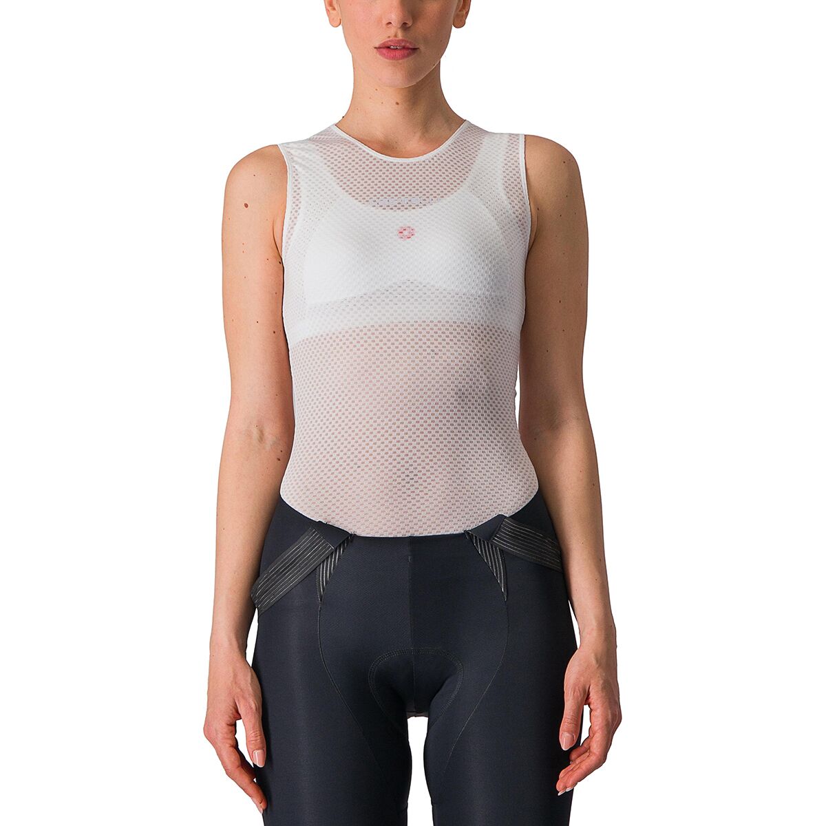Image of Castelli Pro Mesh Sleeveless Baselayer - Women's White, M