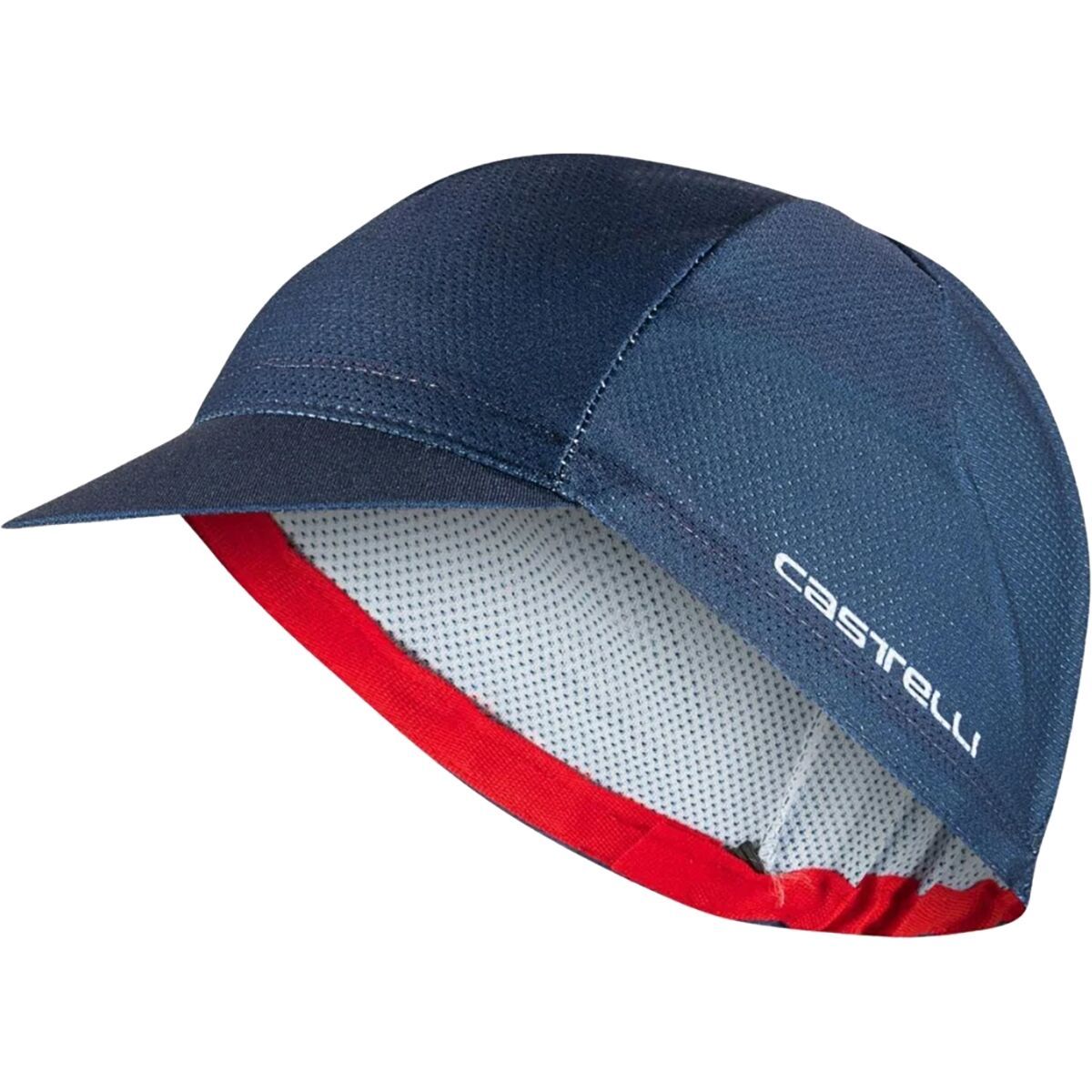 Castelli Rosso Corsa 2 Cap Belgian Blue, One Size