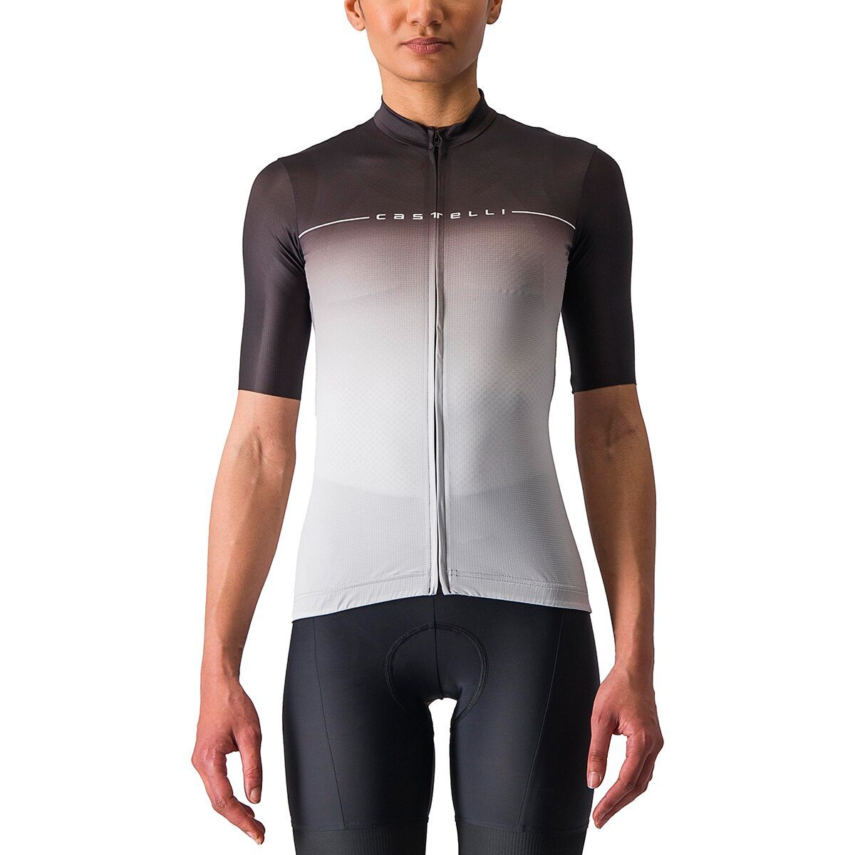 Castelli Salita Jersey - Women's Light Black/Silver Gray-White, M