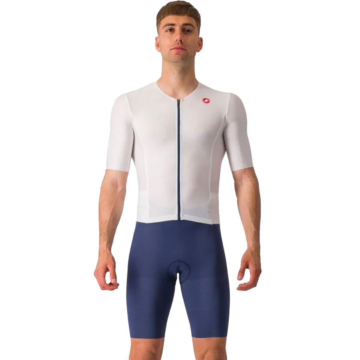 Castelli Sanremo Ultra Speed Suit - Men's Ivory/Belgian Blue, 3XL