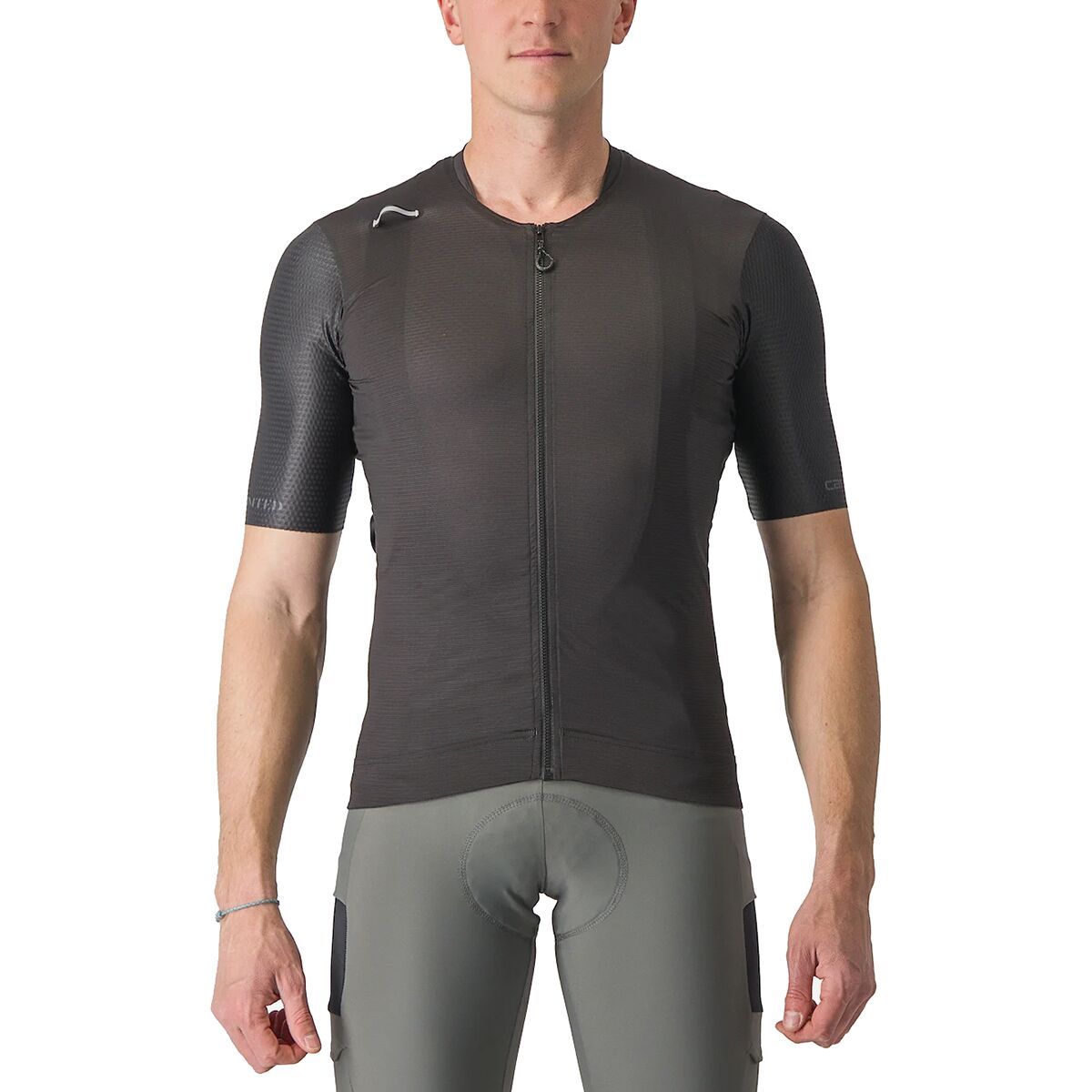 Image of Castelli Unlimited Pro Jersey - Men's Light Black, XXL