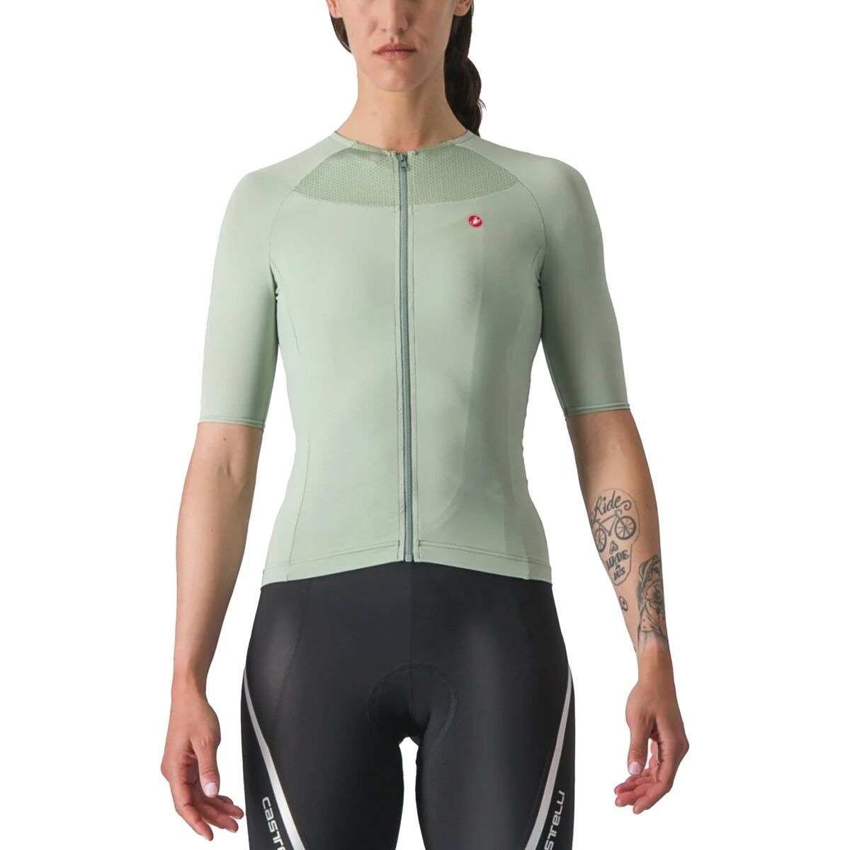 Image of Castelli Velocissima 2 Jersey - Women's Defender Green/Twilight Blue, XL