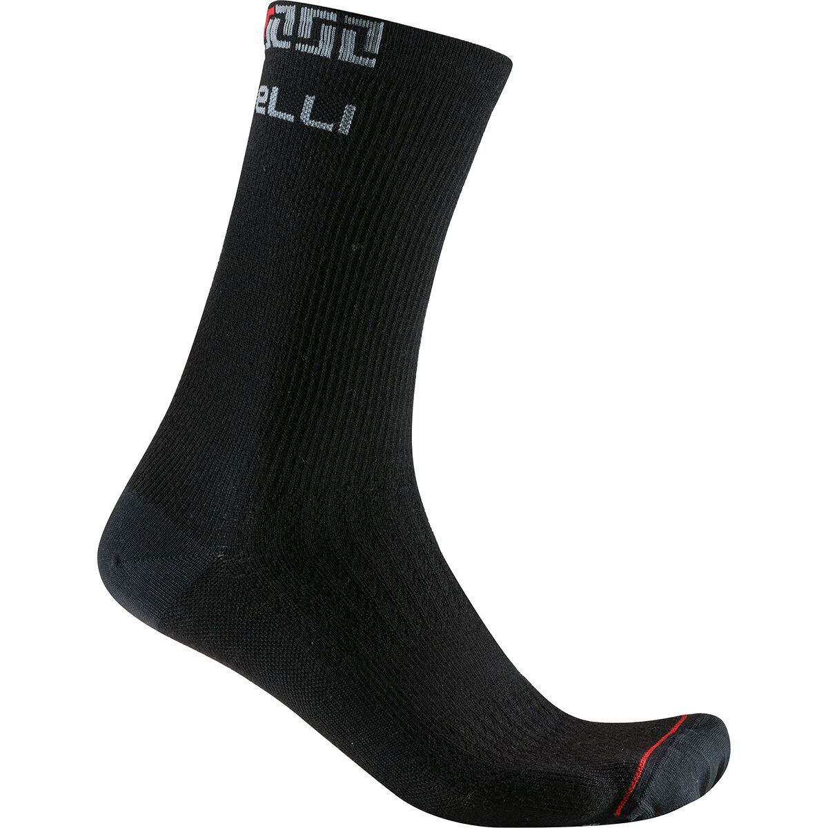 Image of Castelli Bandito Merino 18 Sock Black, L/XL