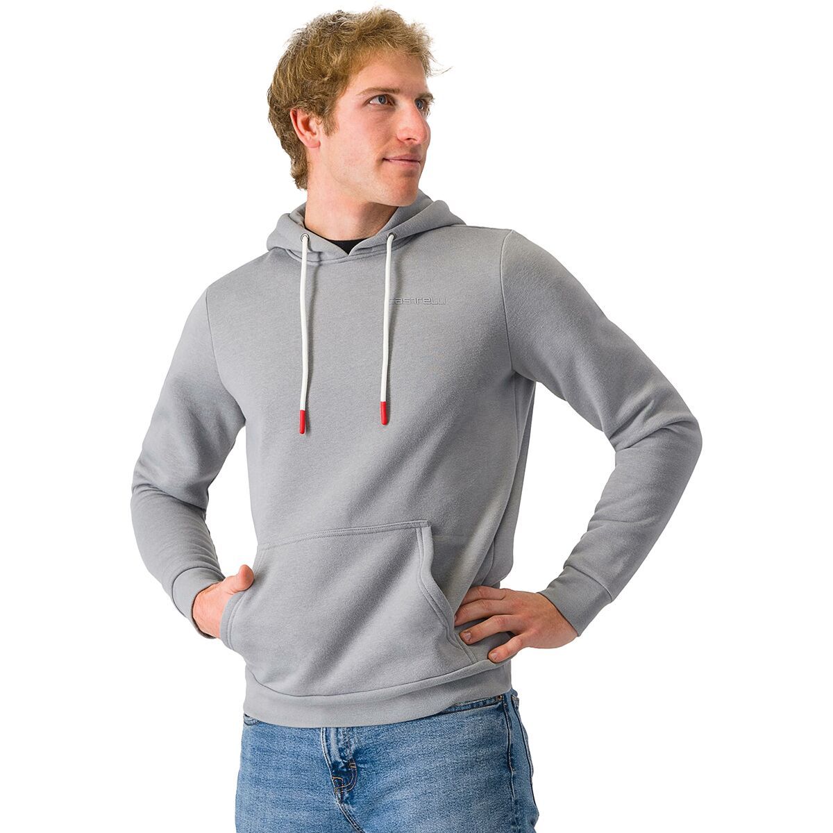 Castelli Classico Hoodie - Men's Cool Gray, M