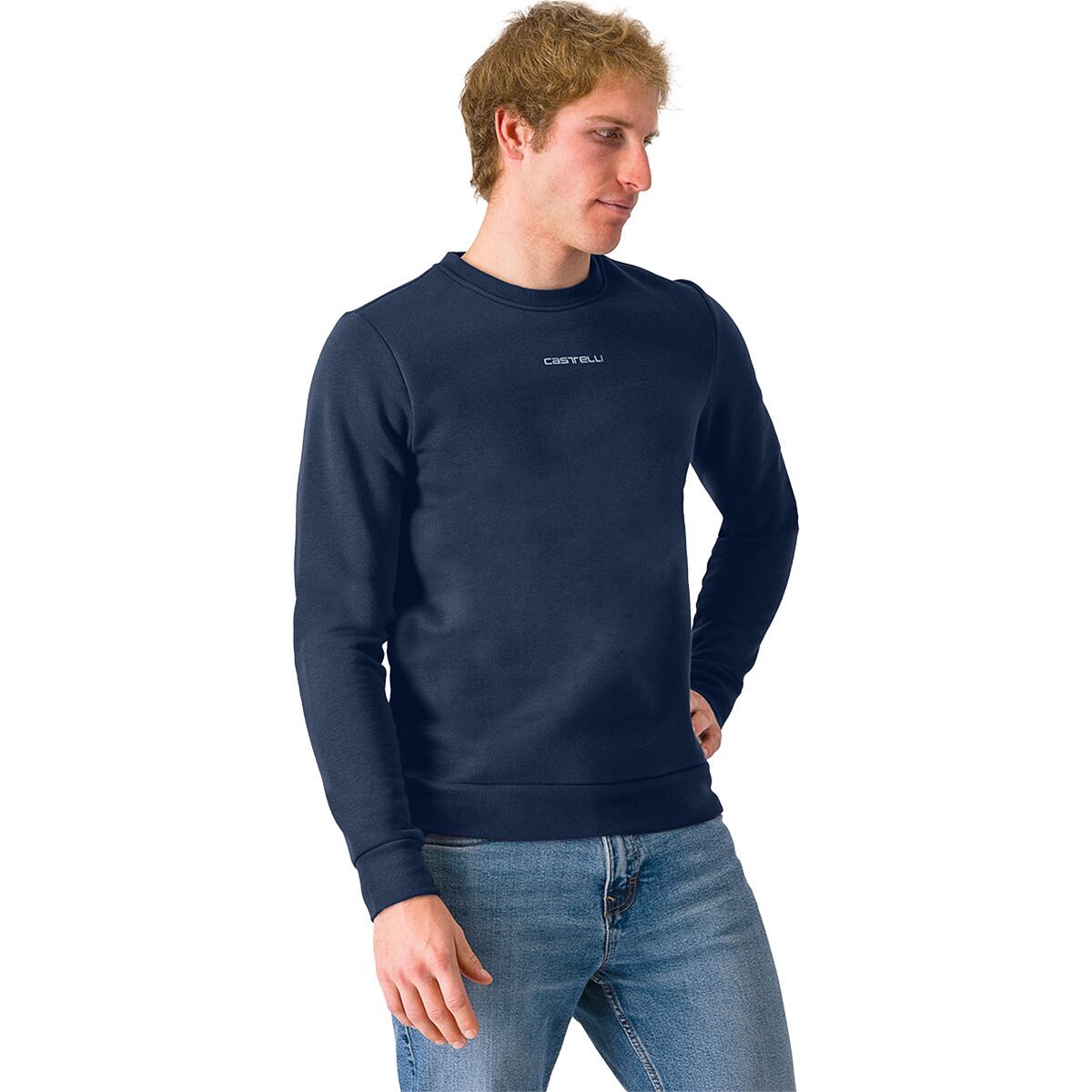 Image of Castelli Classico Sweatshirt - Men's Belgian Blue, XL