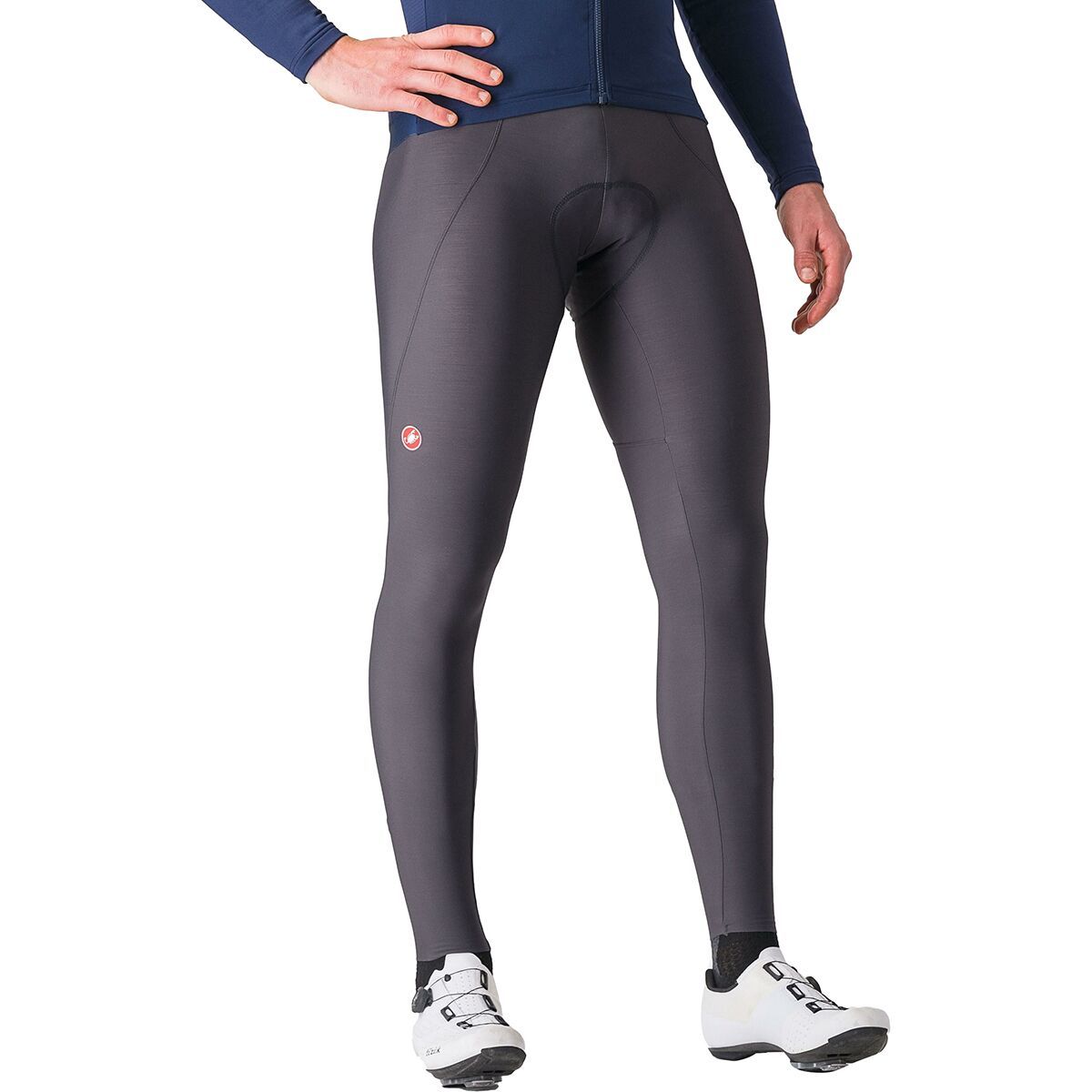 Image of Castelli Espresso Bibtight - Men's Dark Gray, L