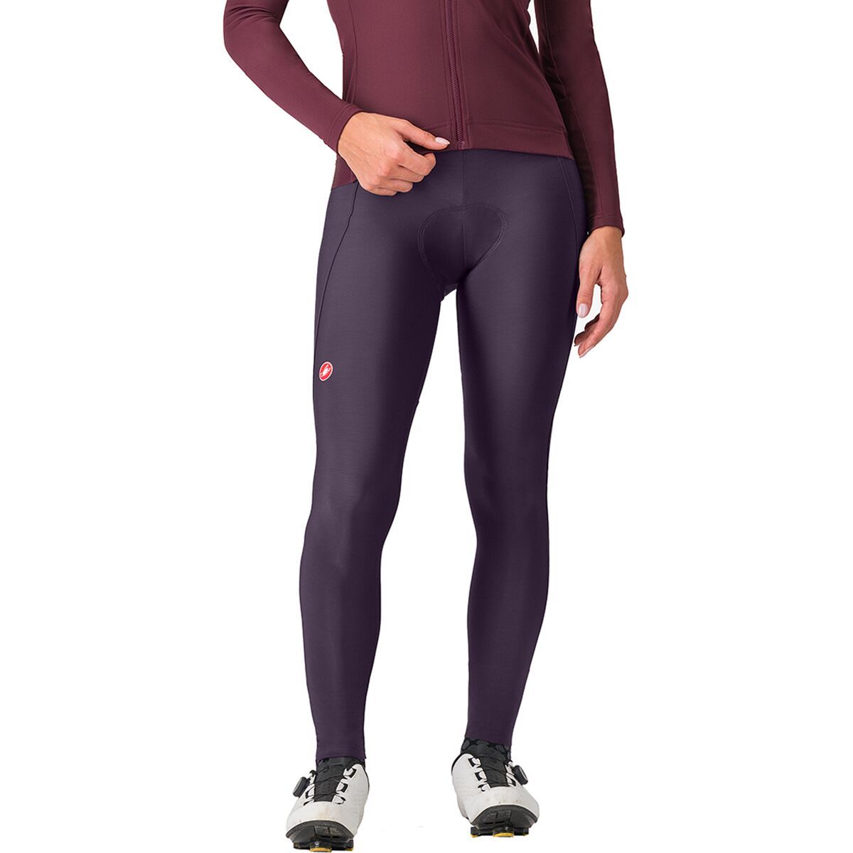 Image of Castelli Espresso DT Bibtight - Women's Dark Night Shade, L
