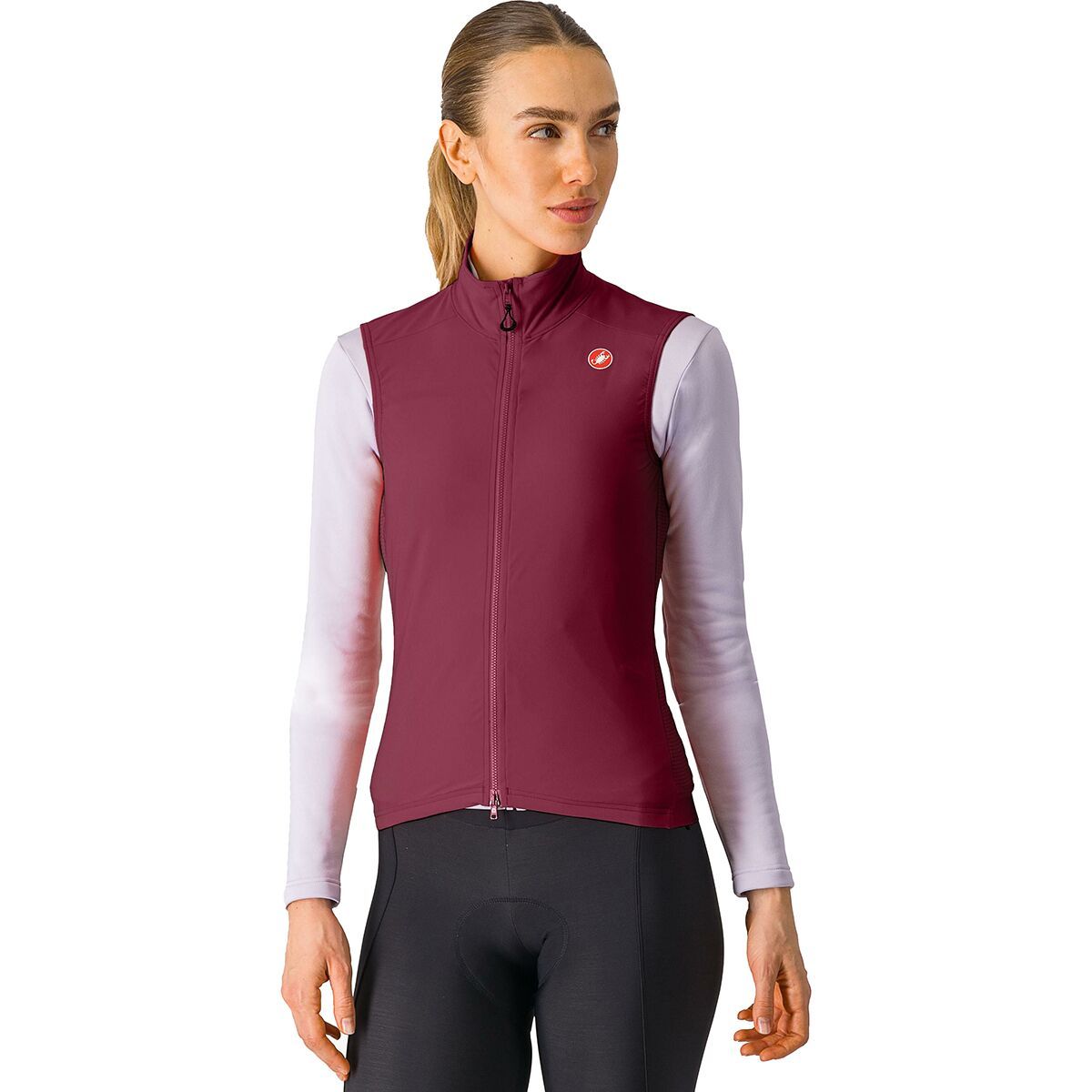Image of Castelli Espresso Vest - Women's Deep Bordeaux, M