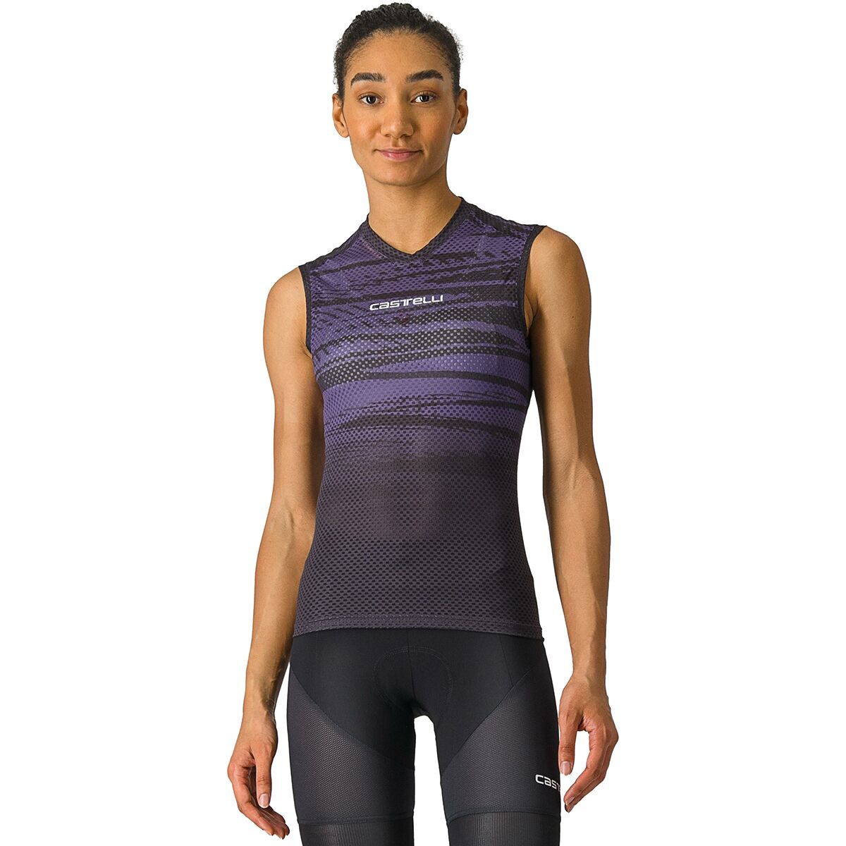 Image of Castelli Insider 2 Sleeveless Jersey - Women's Dark Night Shade/Night Shade, S