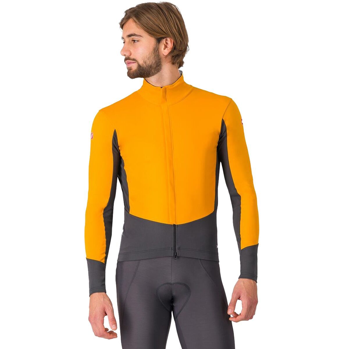 Image of Castelli Perfetto Air Jacket - Men's Brilliant Orange, M