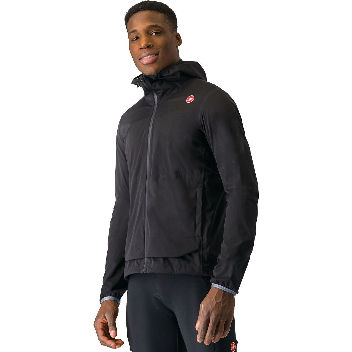 Image of Castelli Unlimited Rain Jacket - Men's Light Black, XL