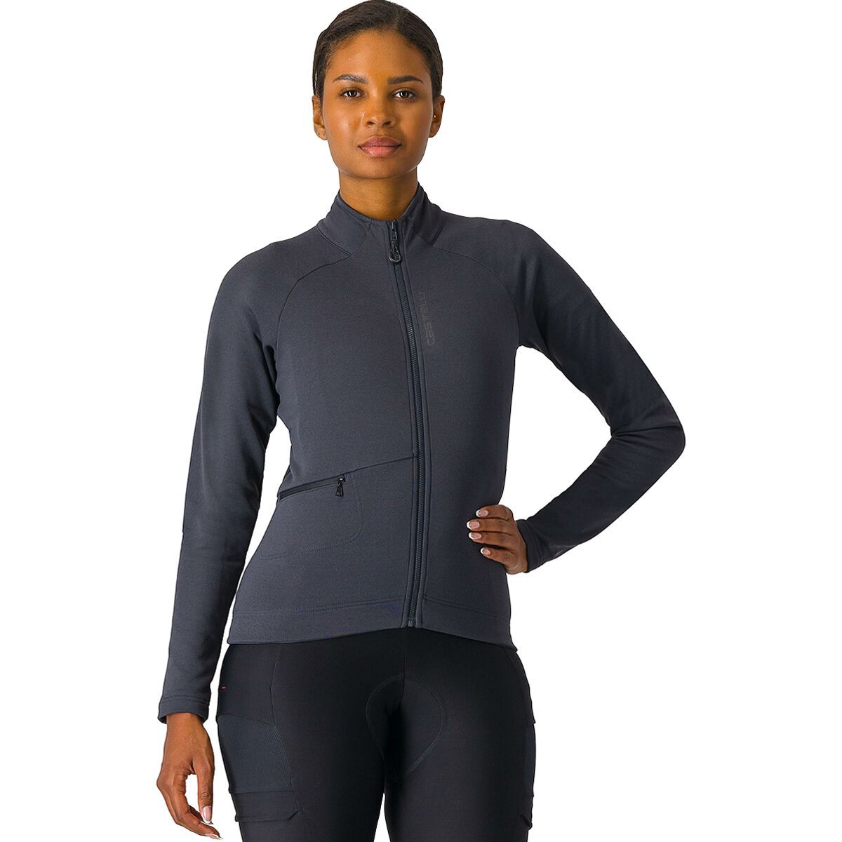 Image of Castelli Unlimited Trail 2 Jersey - Women's Dark Gray, S