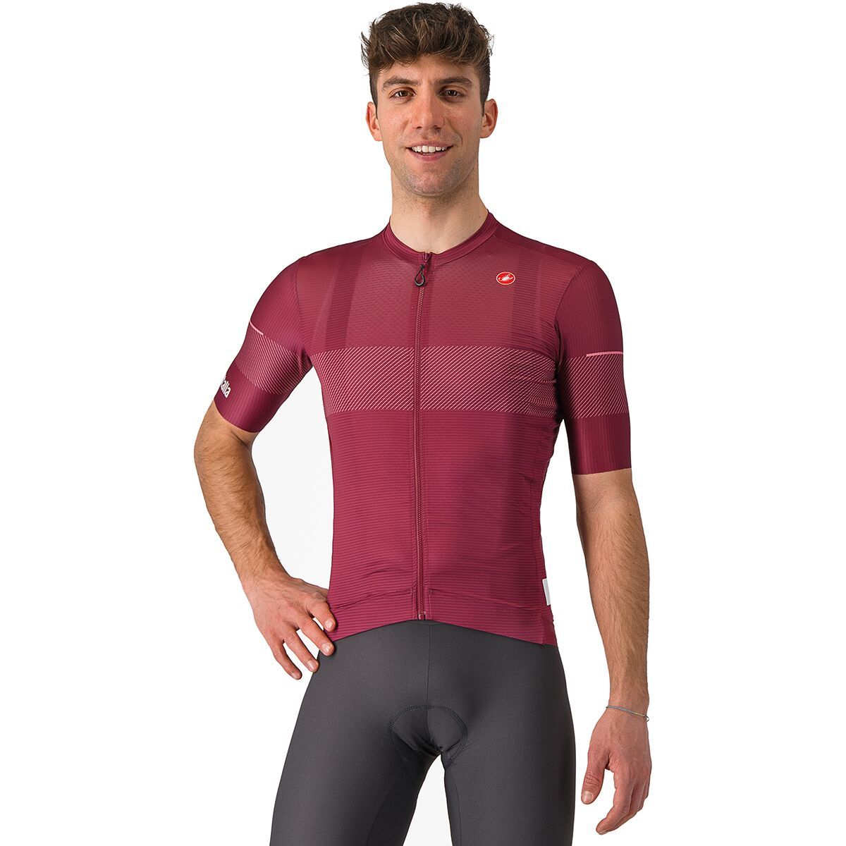 Castelli #GIRO Trofeo Jersey - Men's Granata, M