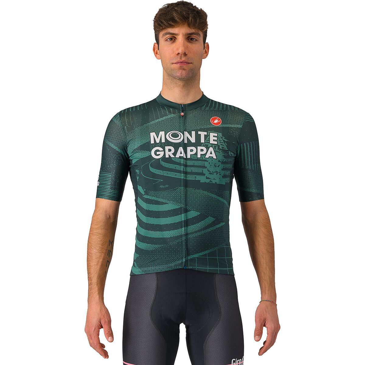 Castelli #GIRO107 Jersey - Men's Montegrappa Verde Diaspro, 3XL
