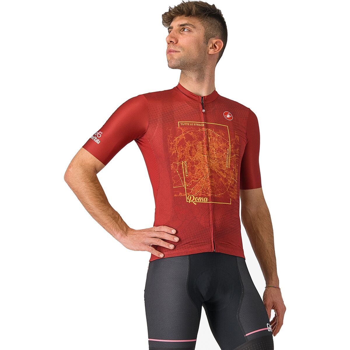 Castelli #GIRO107 Jersey - Men's Roma Rosso Porpora, L