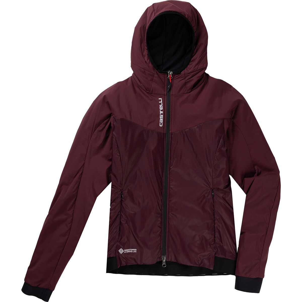Image of Castelli Fly Thermal Limited Edition Jacket - Women's Deep Bordeaux, S