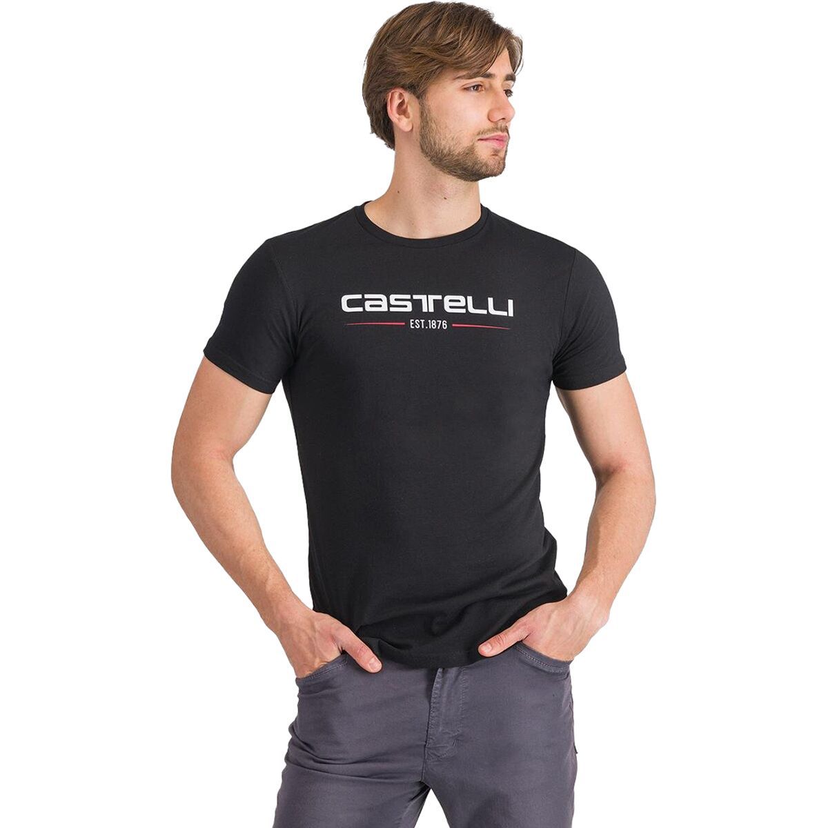 Castelli 76 T-Shirt - Men's Black, M