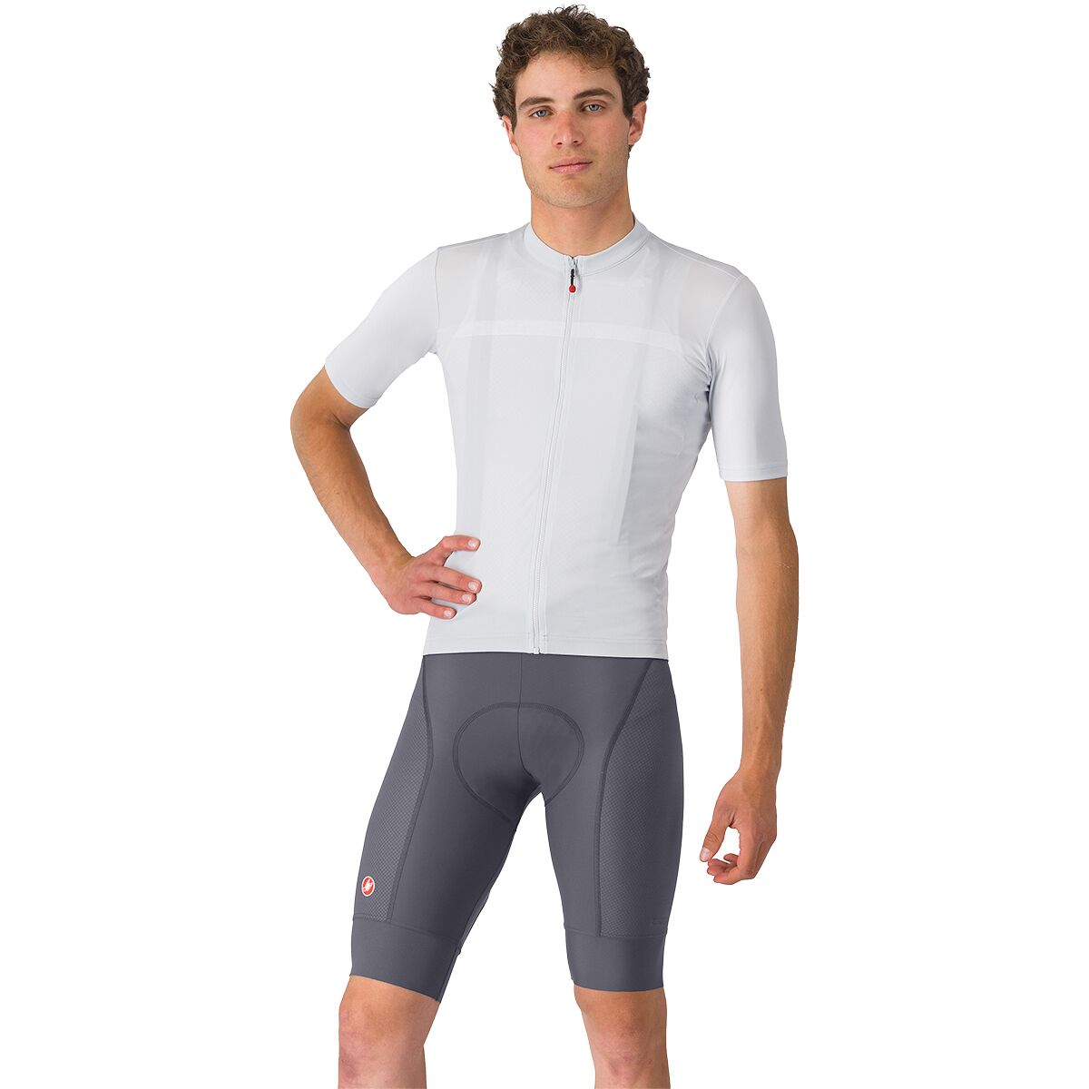 Image of Castelli Competizione 2 Bib Short - Men's Smoky Gray, XXL
