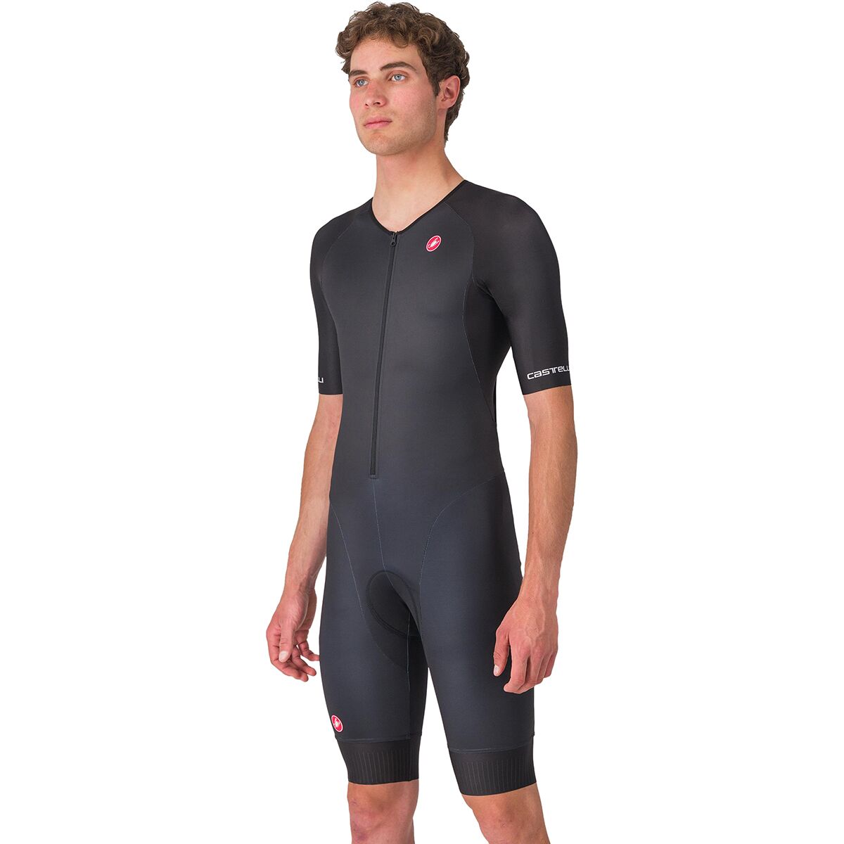 Image of Castelli Core Short-Sleeve Tri Suit - Men's Black, S